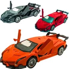 Carro Miniatura Lamborghini Carrinho Ferro Coleção Fricção linha Premium