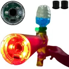 Silenciador Com Led Para Arminha De Gel Com  Brinquedo recarregavel
