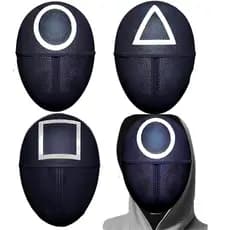 Kit 03 Máscaras Round 6 Todas As Máscaras Halloween Fantasia
