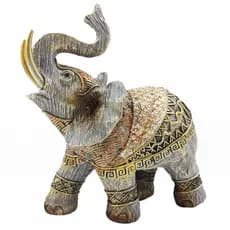 Elefante de Resina com Glitter - Um Toque de Magia