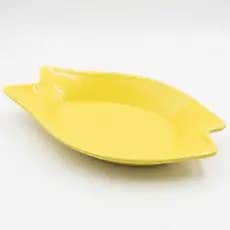 Prato Travessa Formato Peixe 35cm – Ideal para Assados, Sushi e Decoração.