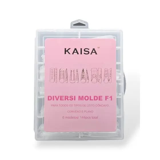 Molde F1 Kaisa Transparente – 144 Peças com 6 Modelos