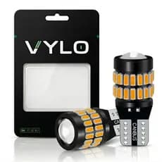 Par Led T10 Projetor 37smd Canbus Forte Ambar Laranja 8w