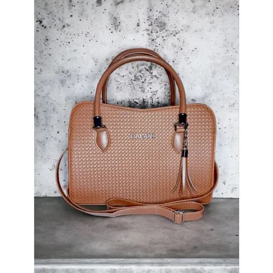 Bolsa Feminina Grande Alça De Mão Tote e de Ombro Transversal - Palace Quadriculada