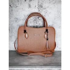 Bolsa Feminina Grande Alça De Mão Tote e de Ombro Transversal - Palace Quadriculada