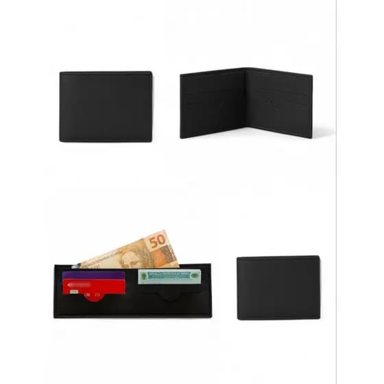 Kit 10 Carteiras Masculina Dia a Dia Com Porta Cartões Atacado Promoção
