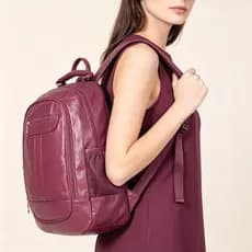 ASALOOG Mochila Bolsa Feminina Escolar Trabalho De Couro Sintético Ref: BC-6677