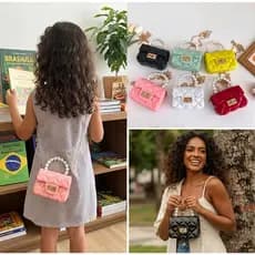 ASALOOG Bolsa Tote ComPérolasDeGeléiaPara Adultos / Mini Bolsas DeGeléiapara Ref: B-62-3