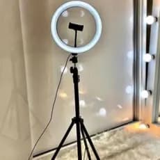 Ring Light Iluminador 10 Polegadas Com Tripé De 2.10 Metro + ring de 6 polegadas