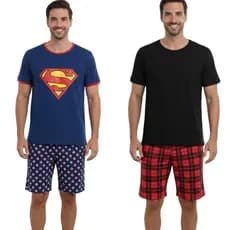 Pijama Adulto Masculino Netflix Super Herói Curto Verão