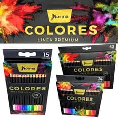 Lápis De Cor 15/24/50 Cores Norma Premium