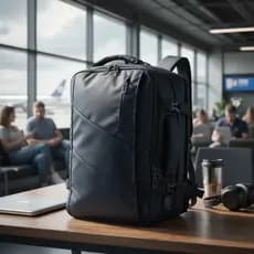Mochila de Viagem Feminina Masculina Expansível Notebook 22L-38L Porta USB Trabalho Escola Faculdade