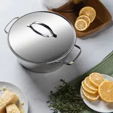 Caçarola Tramontina Allegra Aço Inox Fundo Triplo