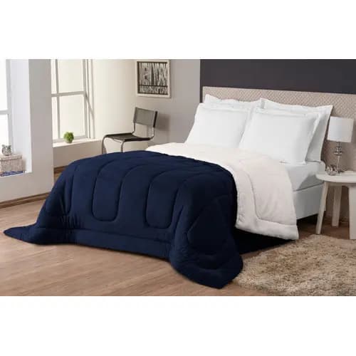 Coberdrom Fleece King Lã De Carneiro Grosso Quentinho