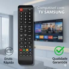 Controle Remoto Smart TV Compatível Com SAMSUNG TODOS OS MODELOS LCD LED HD 4k BN-59