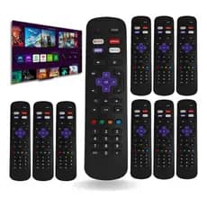 Kit 10 Controle Remoto Compatível Roku Tv Todas as Marcas Smart Substituição Reposição