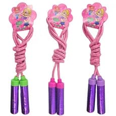 Pula Corda Infantil 2,27m Rosa Com Roxo - Castela