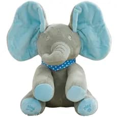Pelucia Infantil Elefante Elefantinho Interativo com Som Castela