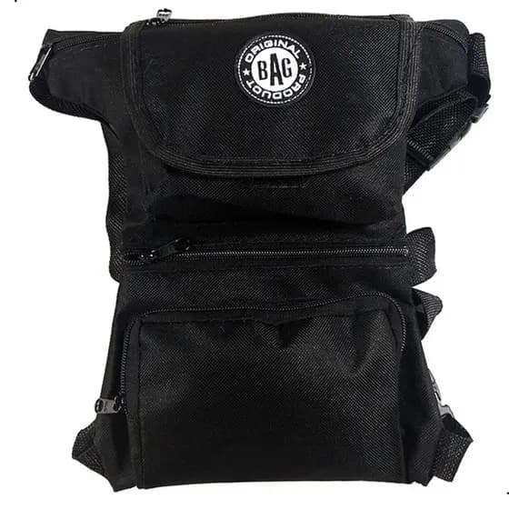 Pochete De Perna Bag Original Cartucheira Ajustável Motoboy Multiuso Top