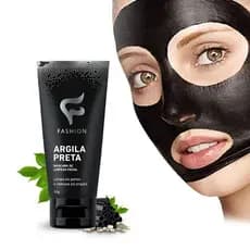 Máscara De Limpeza Facial Argila Preta Fashion - 30g