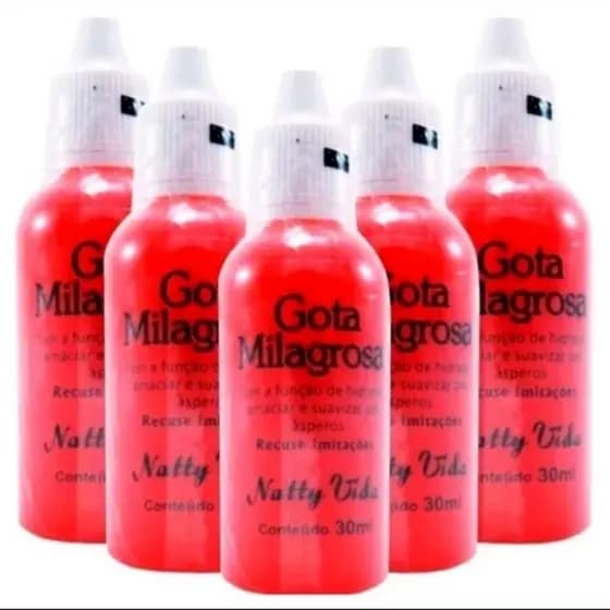 Kit 5 un. Gota Milagrosa Natty Vida - Original