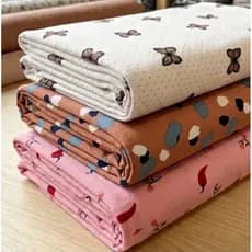 Malha  Estampada toque soft para pijamas moda feminina casual (1M×1,60M)