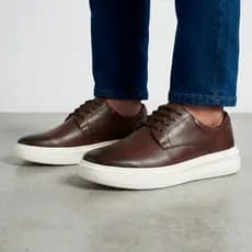 Sapatenis Masculino Casual Preto Marrom Tenis Trabalho Padrinho Oxford Couro Social Presente Dia Pai