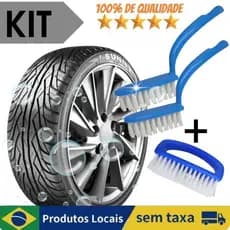 Escovas para limpeza Detalhamento Automotivo Para Pneus e Caixas de Rodas Estofados em Geral