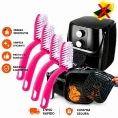 Escovas de Limpeza Multiuso com Cerdas Resistentes para Airfryer Grelhas Utilidades em Geral