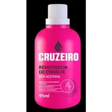 2 removedor sem acetona cruzeiro 95ml com oleo de argan