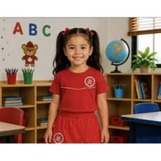 Camiseta ou Regata Maple Bear Infantil cores branca ou vermelha
