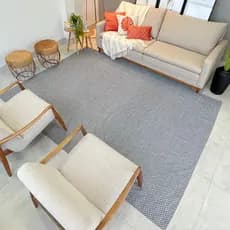 Tapete 2,00X2,00 Apartamento Quarto Sala de TV Varanda Luxo