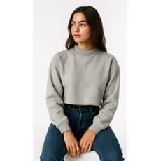cropeed modinha  moletom MODA OUTONO FEMININA