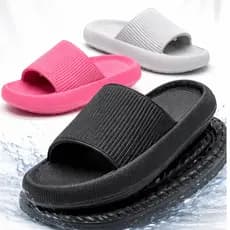 Chinelo Nuvem Slide Preto Cores ortopédico Feminino Masculino Basico Confortavel Envio Imediato