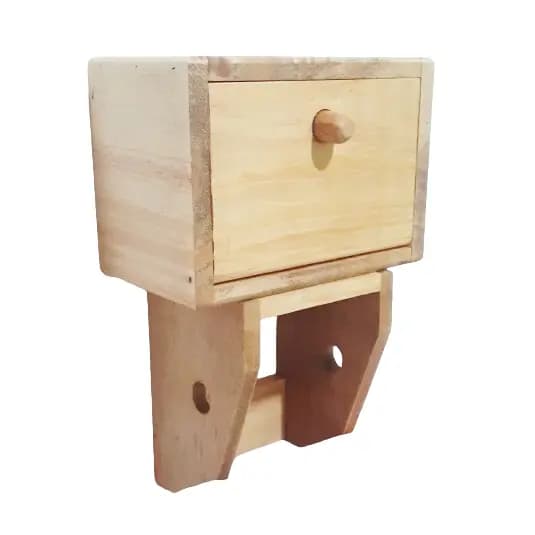 Porta papel higiênico com dispensador para um rolo  bau armário para um rolo reserva Bau decor com dispensador pratico de papel