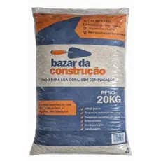 Saco com 20kg de areia fina e grossa lavada e seca para artesanatos em geral e pequenos trabalhos