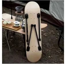 333cm skate de mesa de skate de mesa de skate de mesa sem perfuração Acessórios de mesa dobrável Pés de mesa ajustáveis estendidos Pés de mesa de skate de viagem Pés de skate dobráveis Modificação elevada