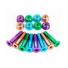 1 Conjunto De hardware De Skate 25mm Colorido Hexágono Interno Parafusos E De Aço Carbono