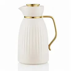 Garrafa Térmica Viena 1L Hogla Café Chá Ampola de Vidro Click Abre e Fecha Mantém Quente e Frio