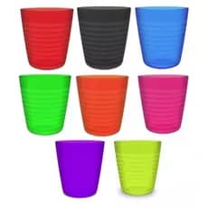 KIT C/5 UNI COR SORTIDAS  COPINHOS KIDS  COLORIDOS 250 ML HELSIM.