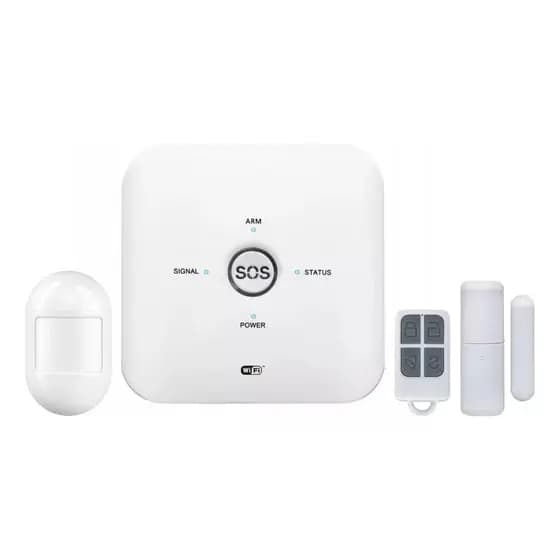 KIT ALARME SEGURANÇA SEM FIO WIFI + 433MHZ APP TUYA ALPHA-000 AITEK