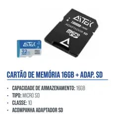 CARTÃO MEMORIA 16GB GB CLASSE 10 AITEK