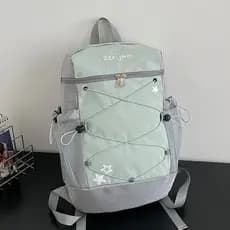 Bolsa de ombro feminina de verão, nova, elegante, versátil e requintada, com grande capacidade, estilo mochila para uso