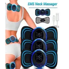 Massageador Portátil Recarregável Dor Pescoço Coluna massageador borboleta