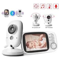 Baba Eletrônica com Monitor visão noturna com áudio sensor de temperatura