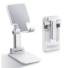 KIT 2 Suporte Para Celular E Tablet Dobrável Ajustável Apoio Mesa portatil