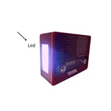 Radio Retro Fm Usb Bluetooth Mp3 Com Antena E Lanterna