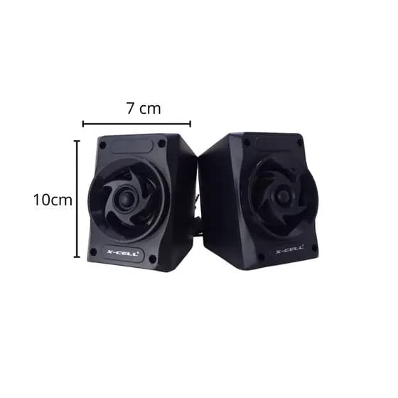 Caixa De Som Usb P2 6w Potente Pc