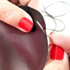 Joelheiras RESISTENTE para COSTURAR a mão ou maquina couro sintético