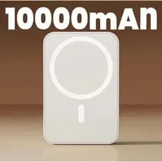 Bateria Portátil MagSafe 5000 ou 10000mAh Carregamento Rápido 15W Sem Fio Ideal para iPhone